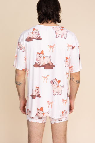 Unisex Long Tee "P'TITE COCHONNE"