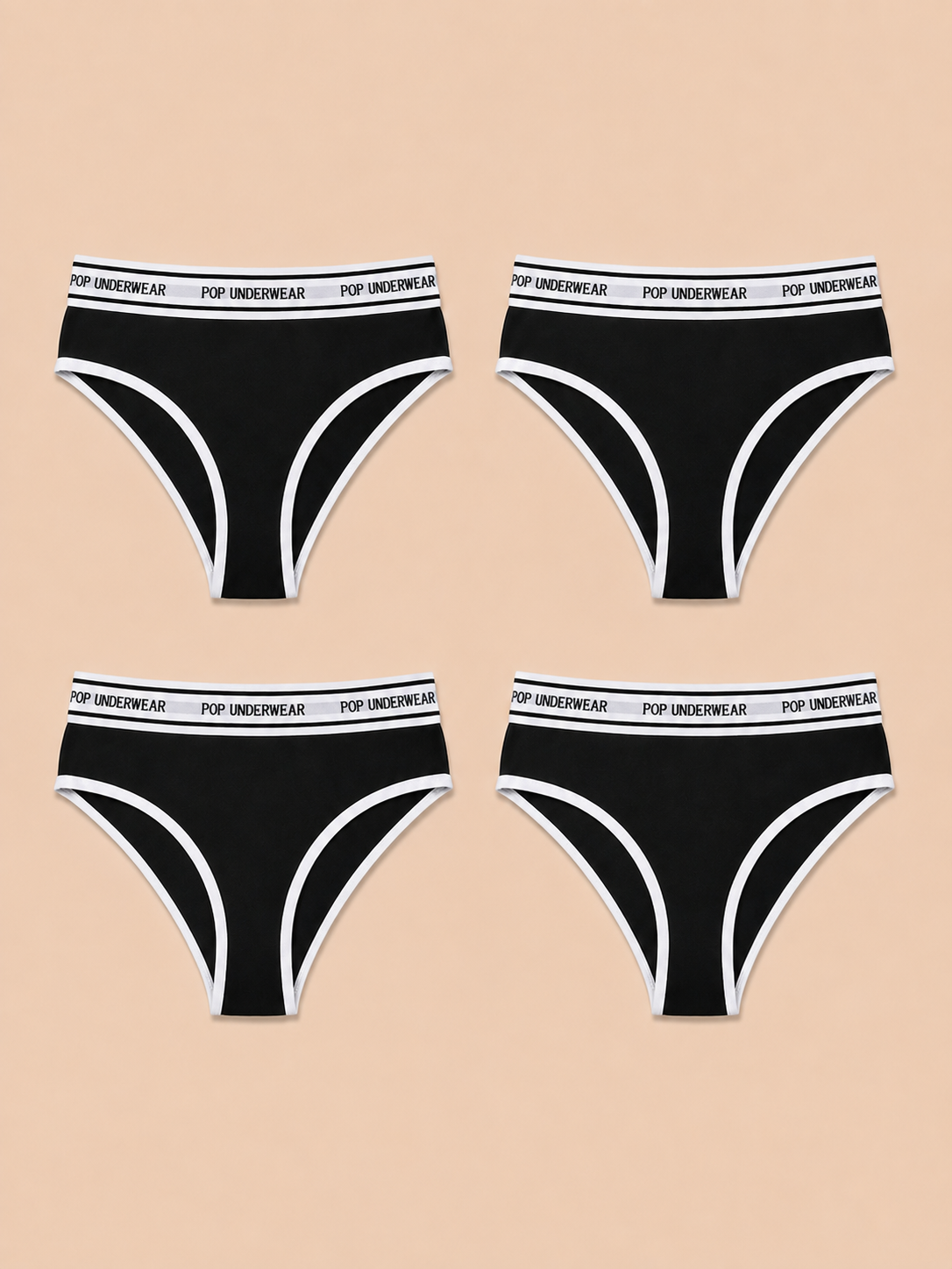 Brazilian "BLACK" - 4-pack