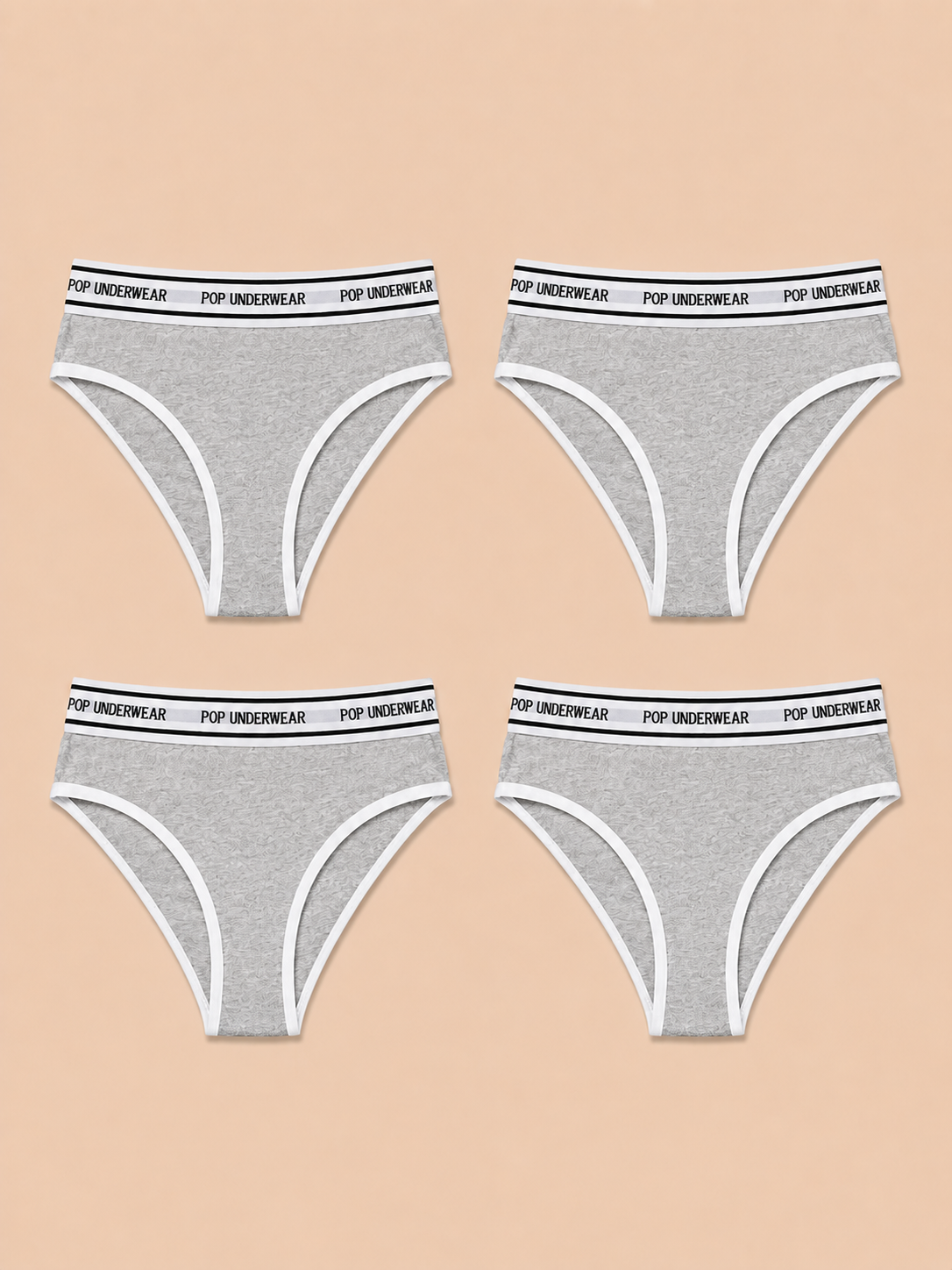 Brazilian "GRAY" - 4-pack