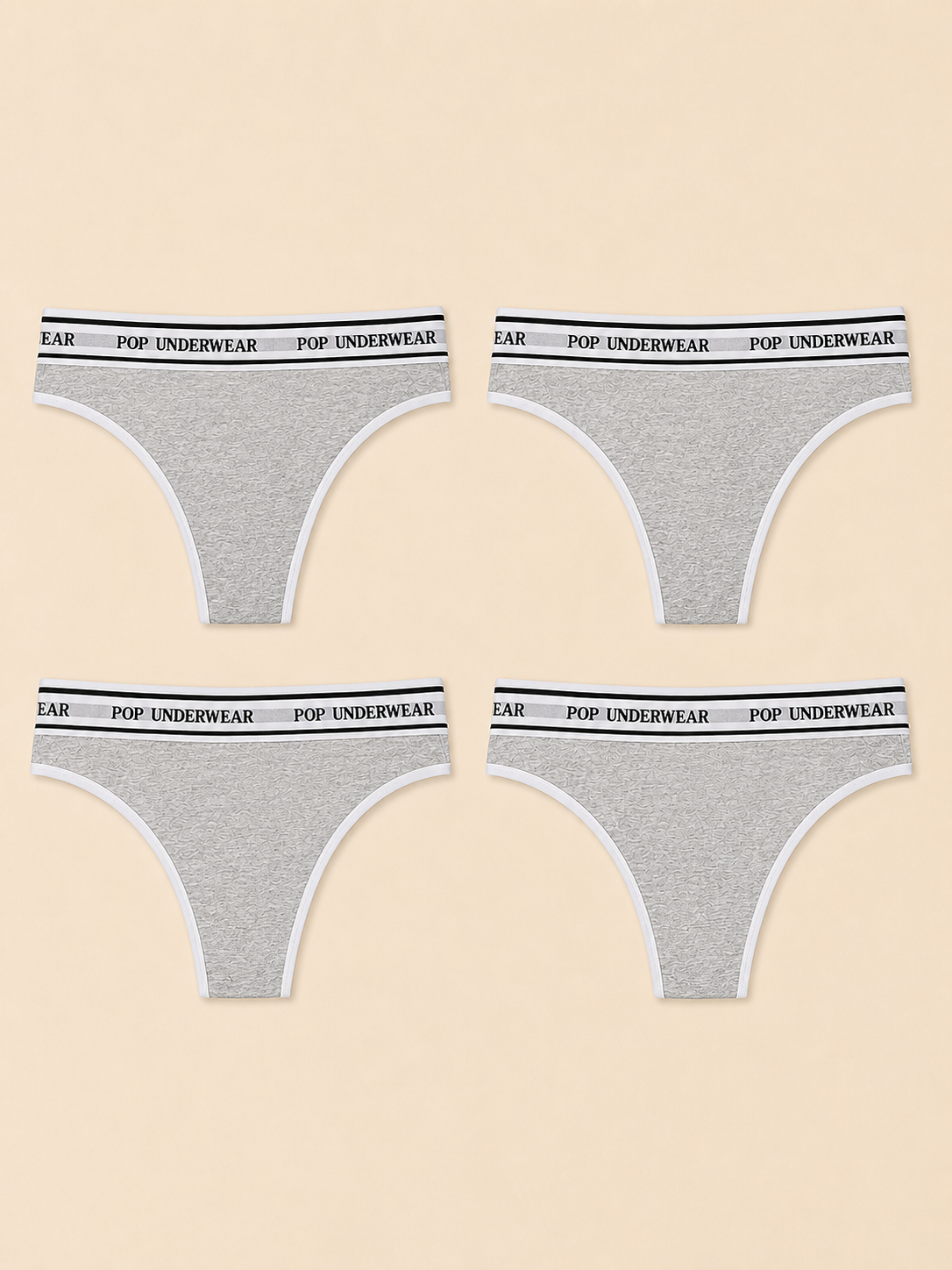 String Mini "GREY" - Pack of 4
