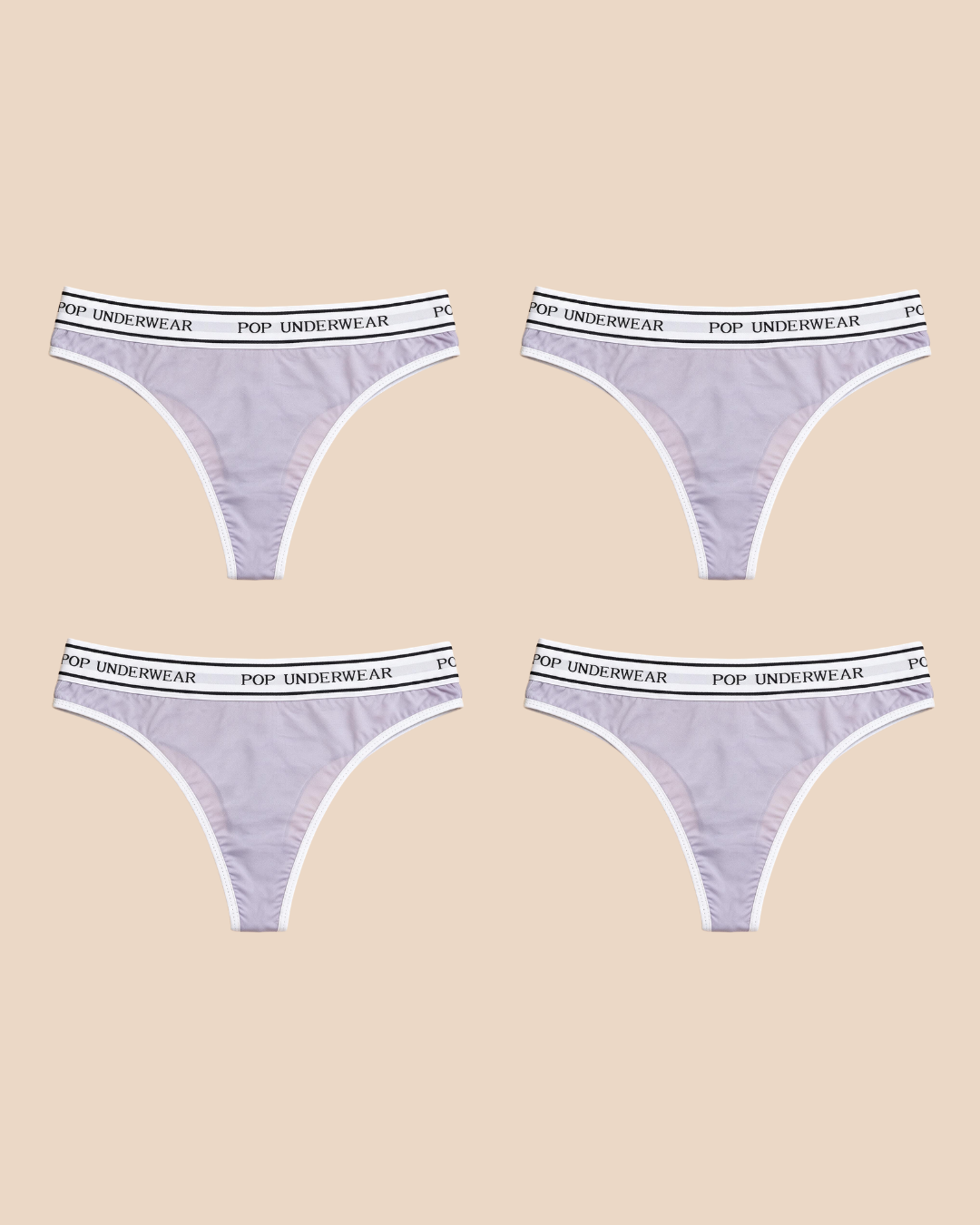 "LILAS" Thong - Pack of 4