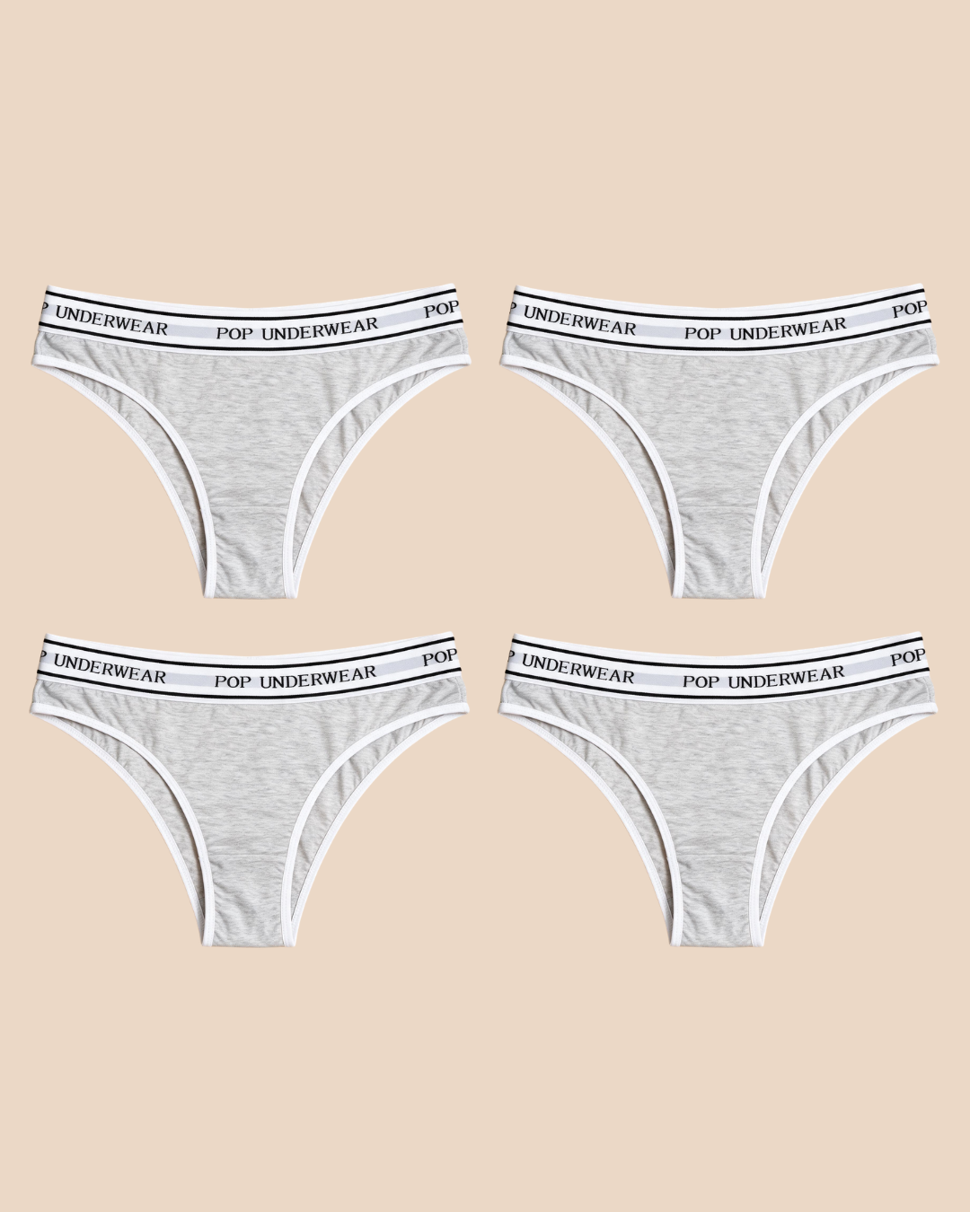 Brazilian "GRAY" - 4-pack
