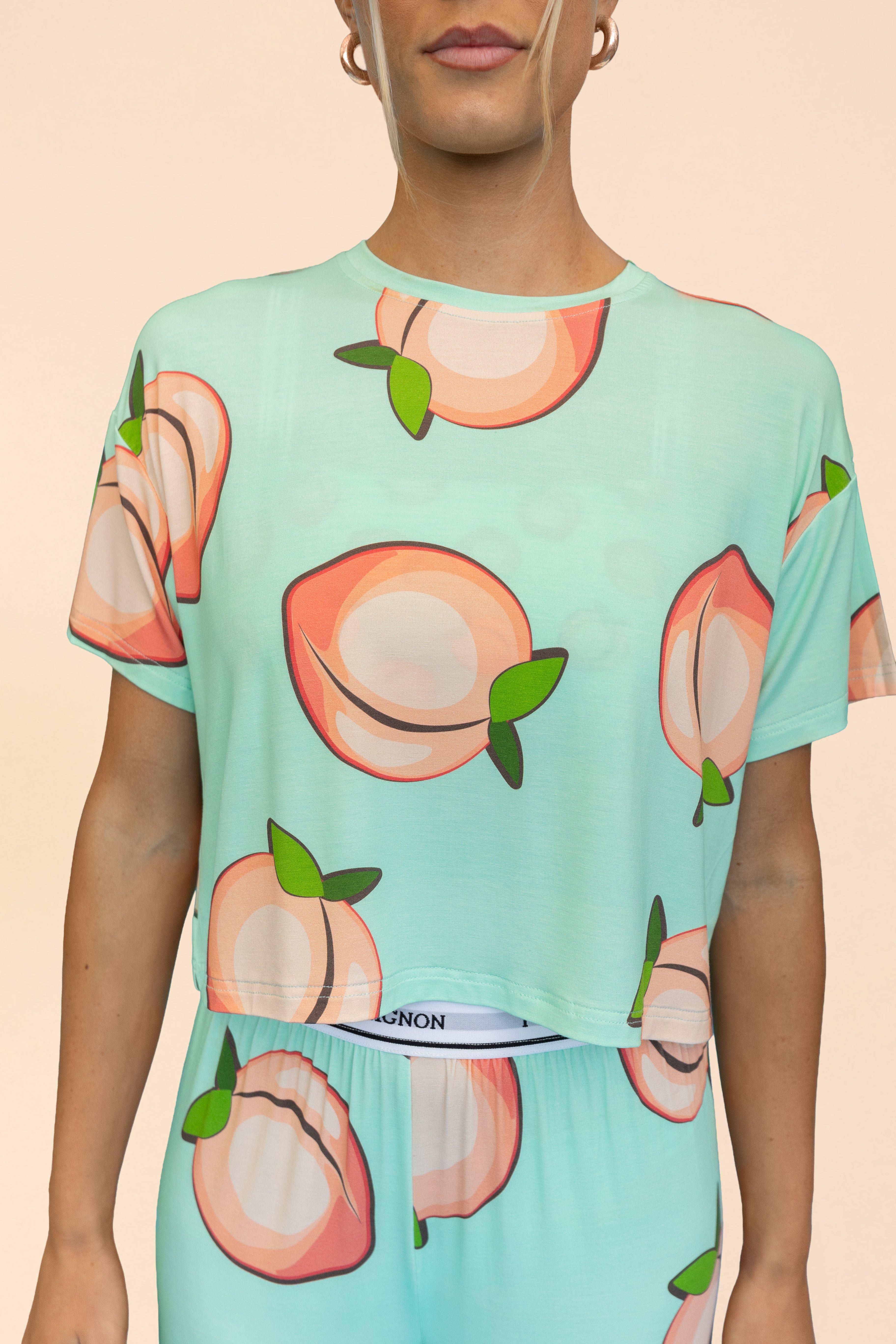 Pajama Crop Top "PÉCHÉ MIGNON"