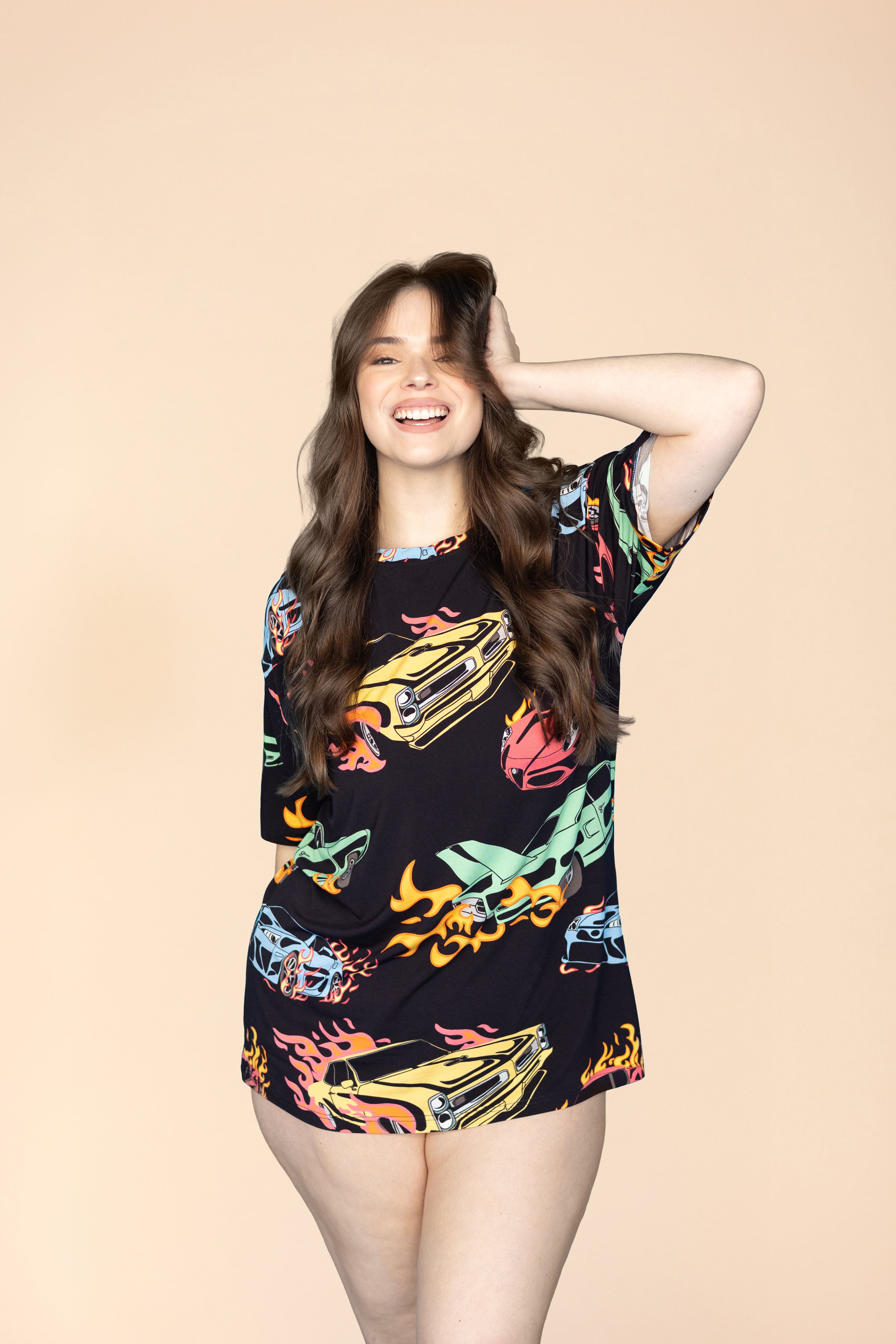 Long Tee Unisexe "DANGEROUS CURVES"