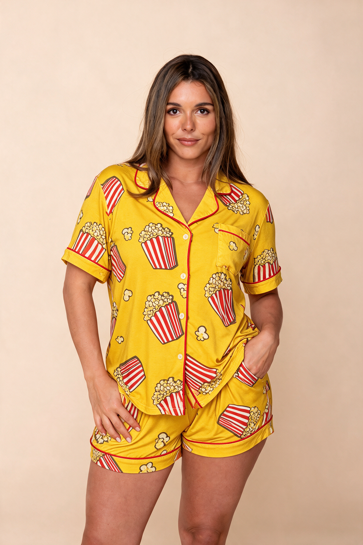 Pajama Blouse "DANGEROUS CURVES"