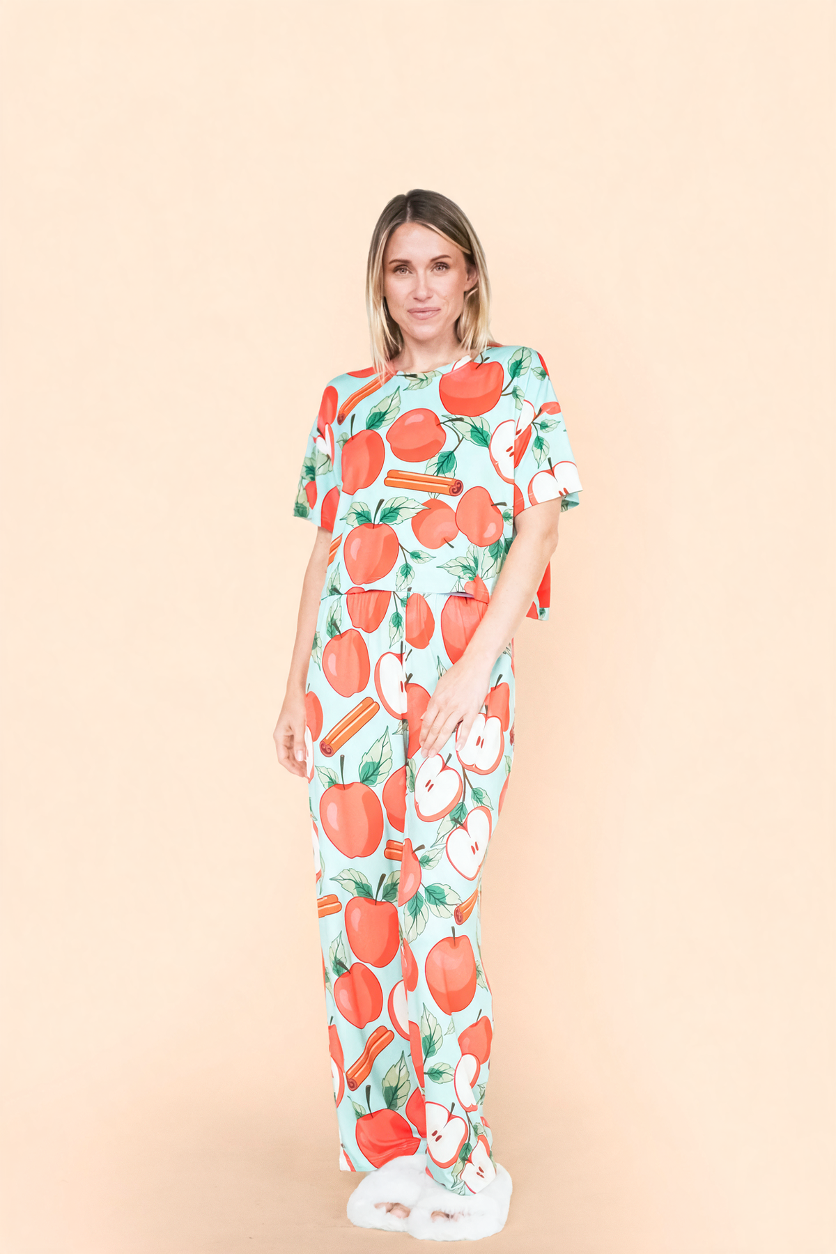 Pantalon Pyjama Évasé "POMMAL FRESH"