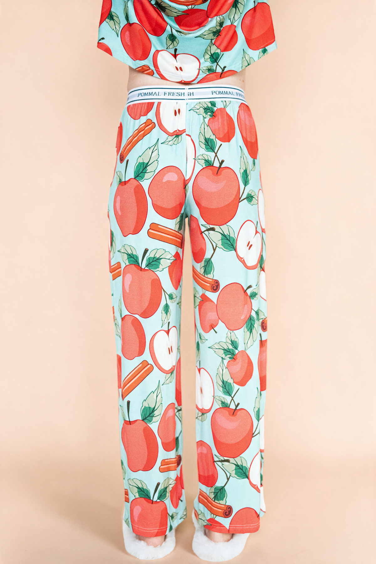 Pantalon Pyjama Évasé "POMMAL FRESH"