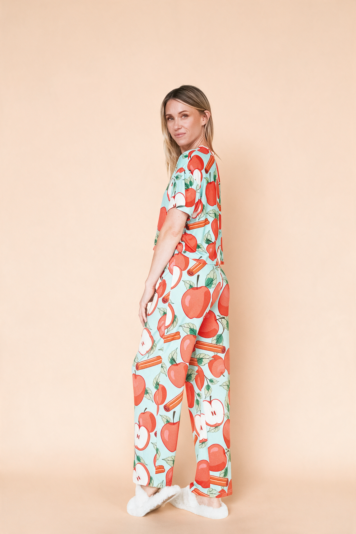 "POMMAL FRESH" Flared Pajama Pants