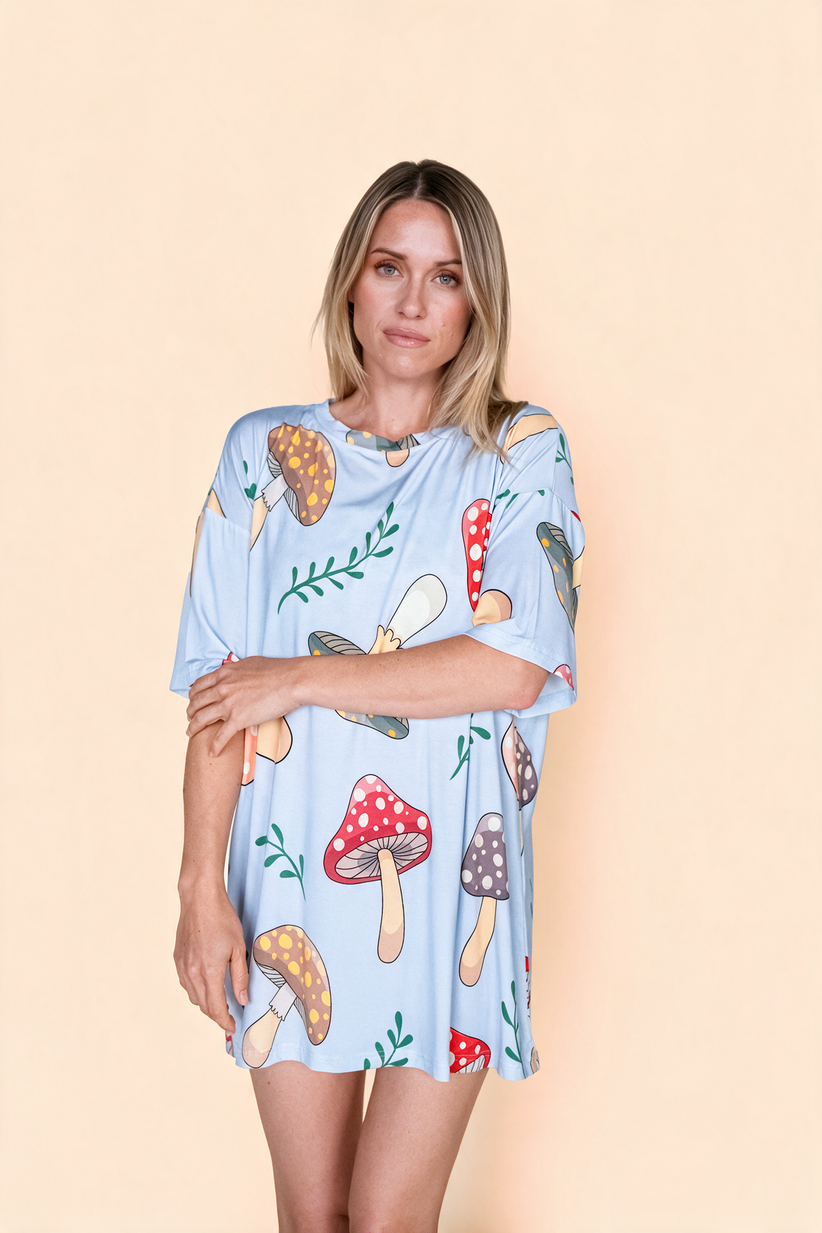 Unisex Long Tee "T'ES MUSH"