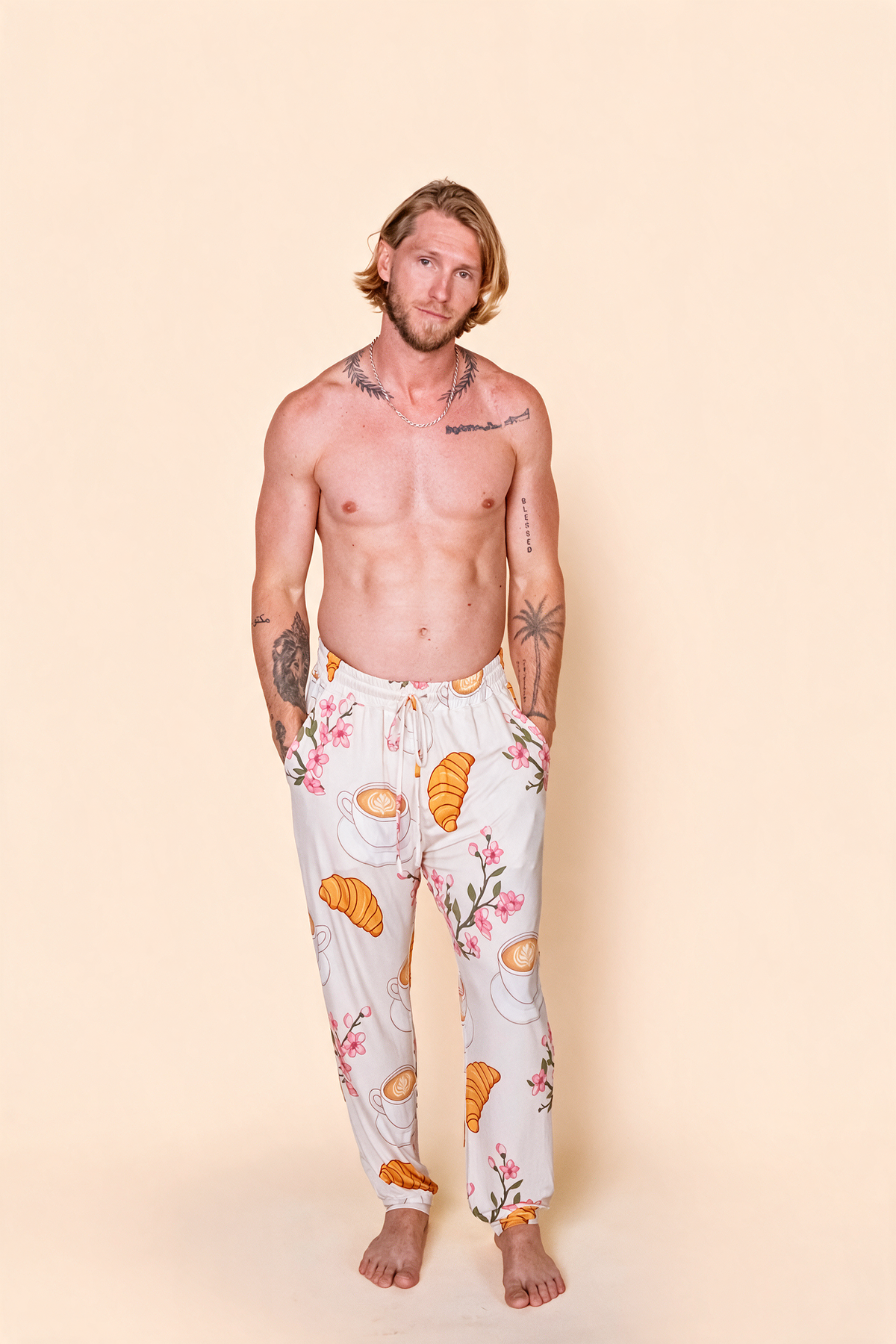 Unisex Pajama Jogger "GOOD MORNING"