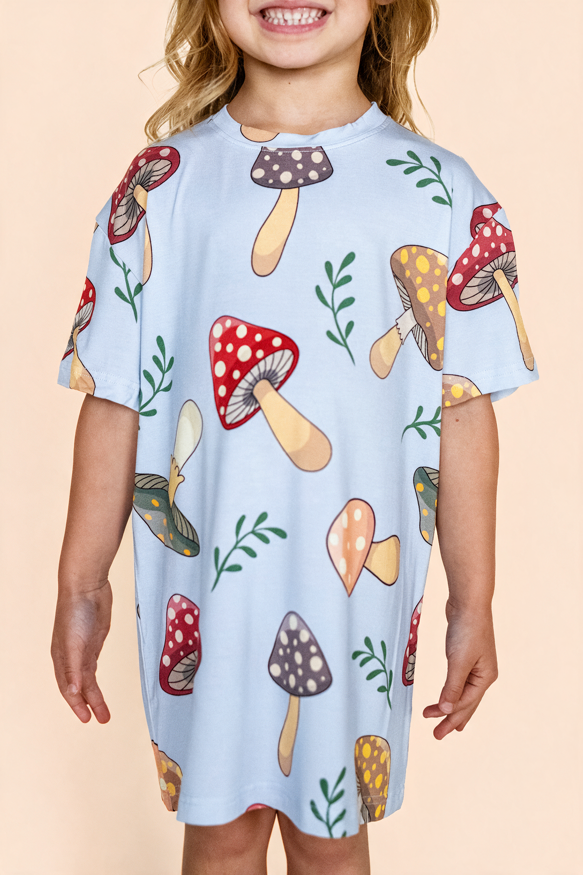 Kids' Long-Sleeve Tee "T'ES MUSH"