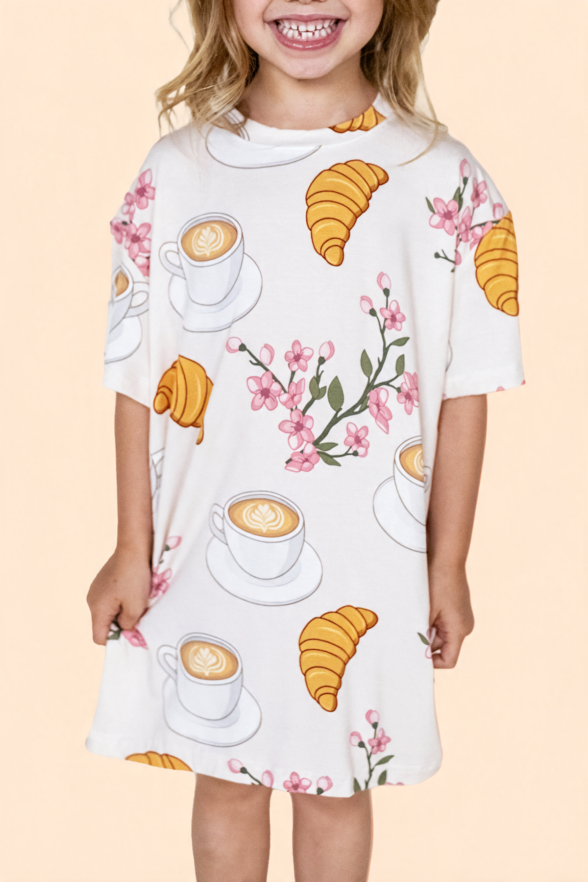 Kids' Long Tee "GOOD MORNING"