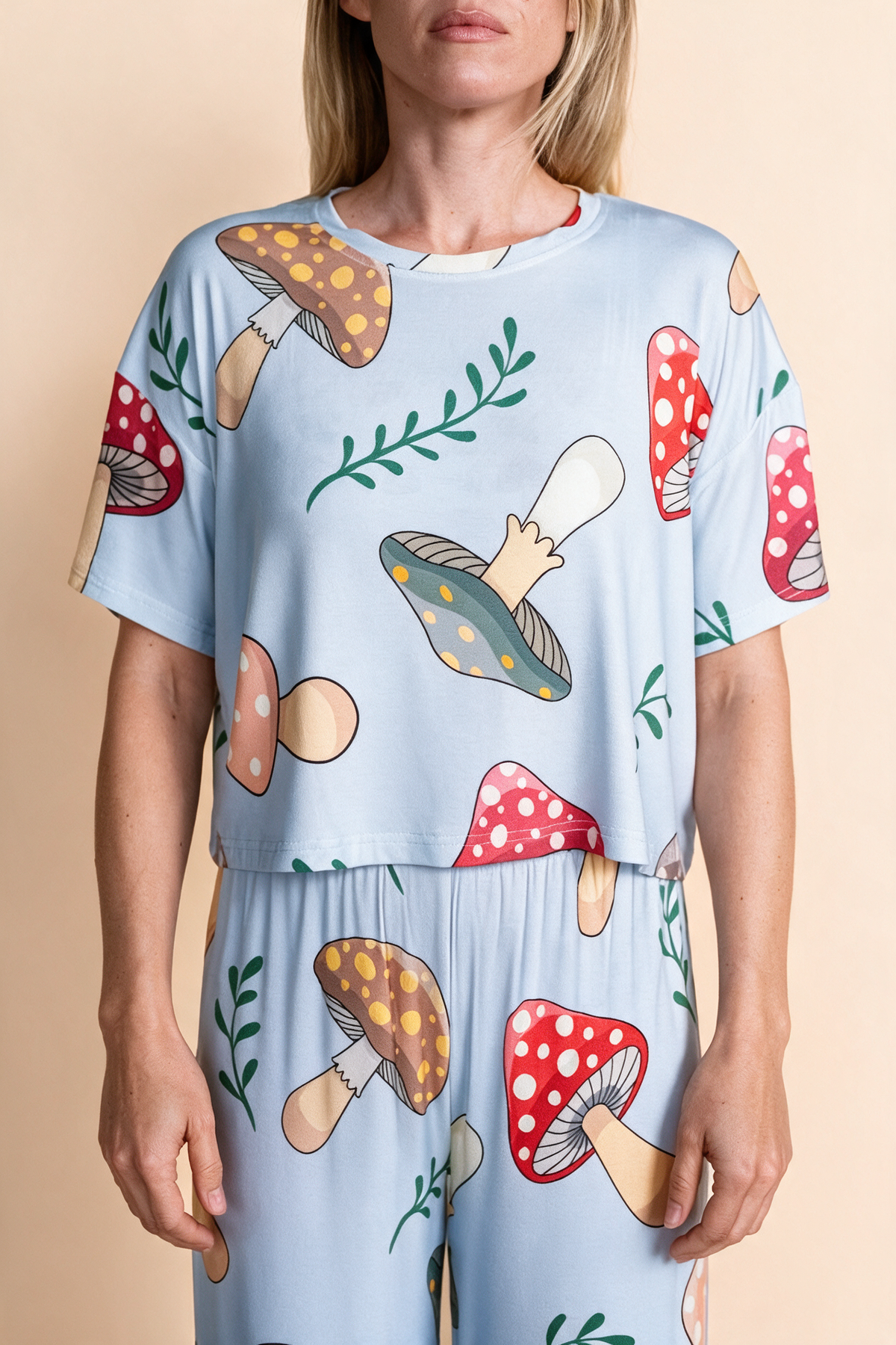 Pajama Top "T'ES MUSH"