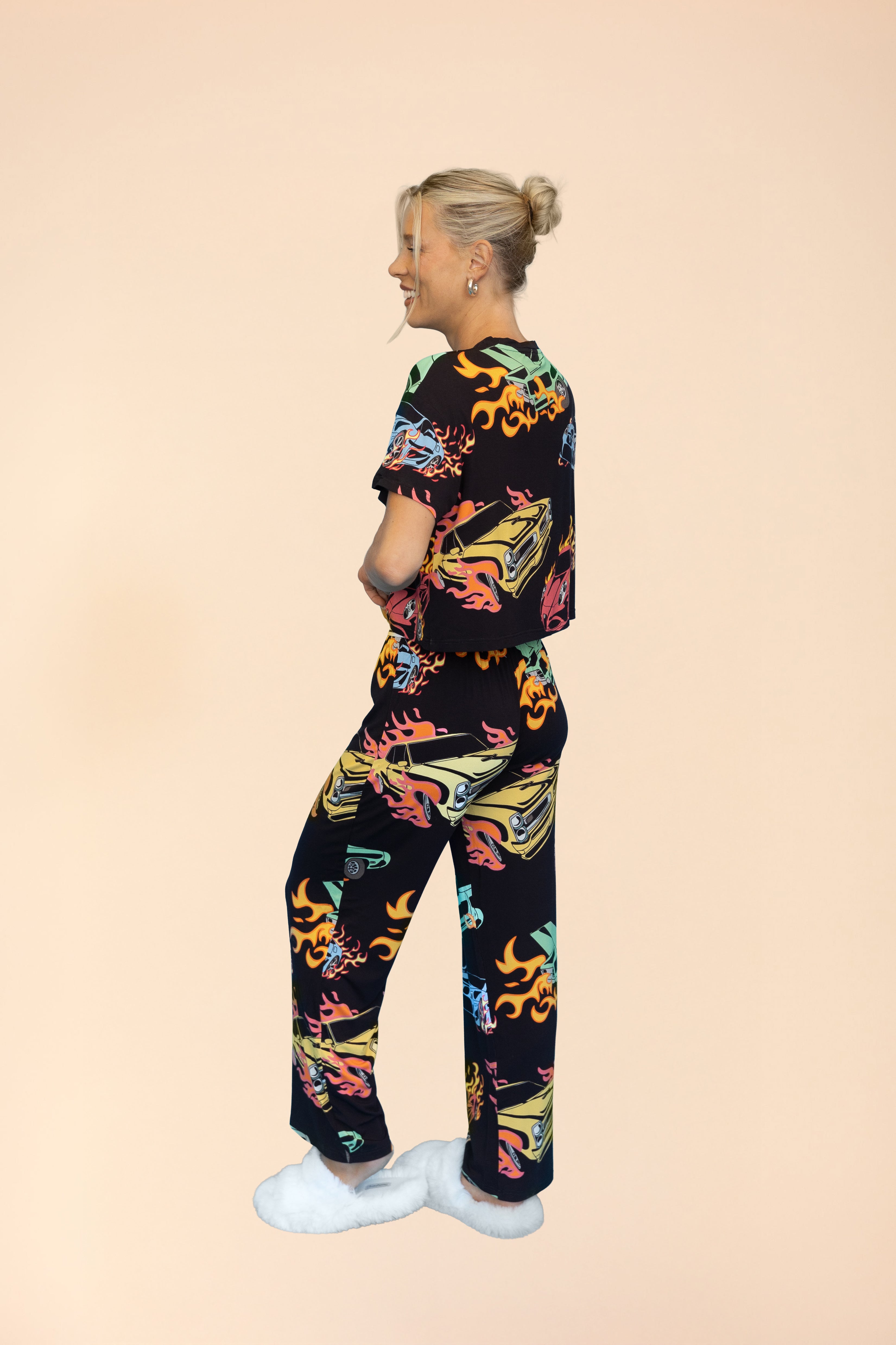Pantalon Pyjama Évasé "DANGEROUS CURVES"