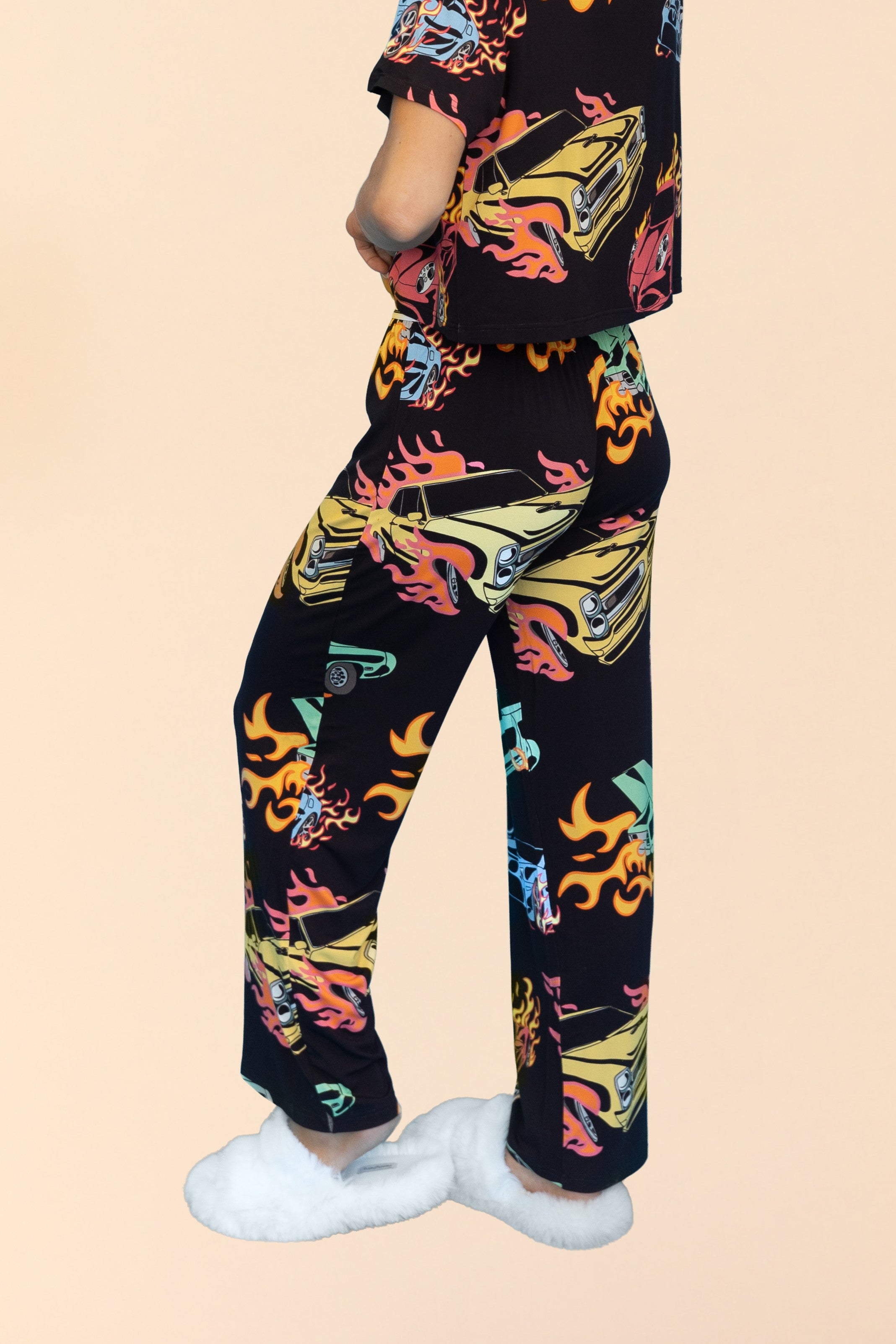 Pantalon Pyjama Évasé "DANGEROUS CURVES"