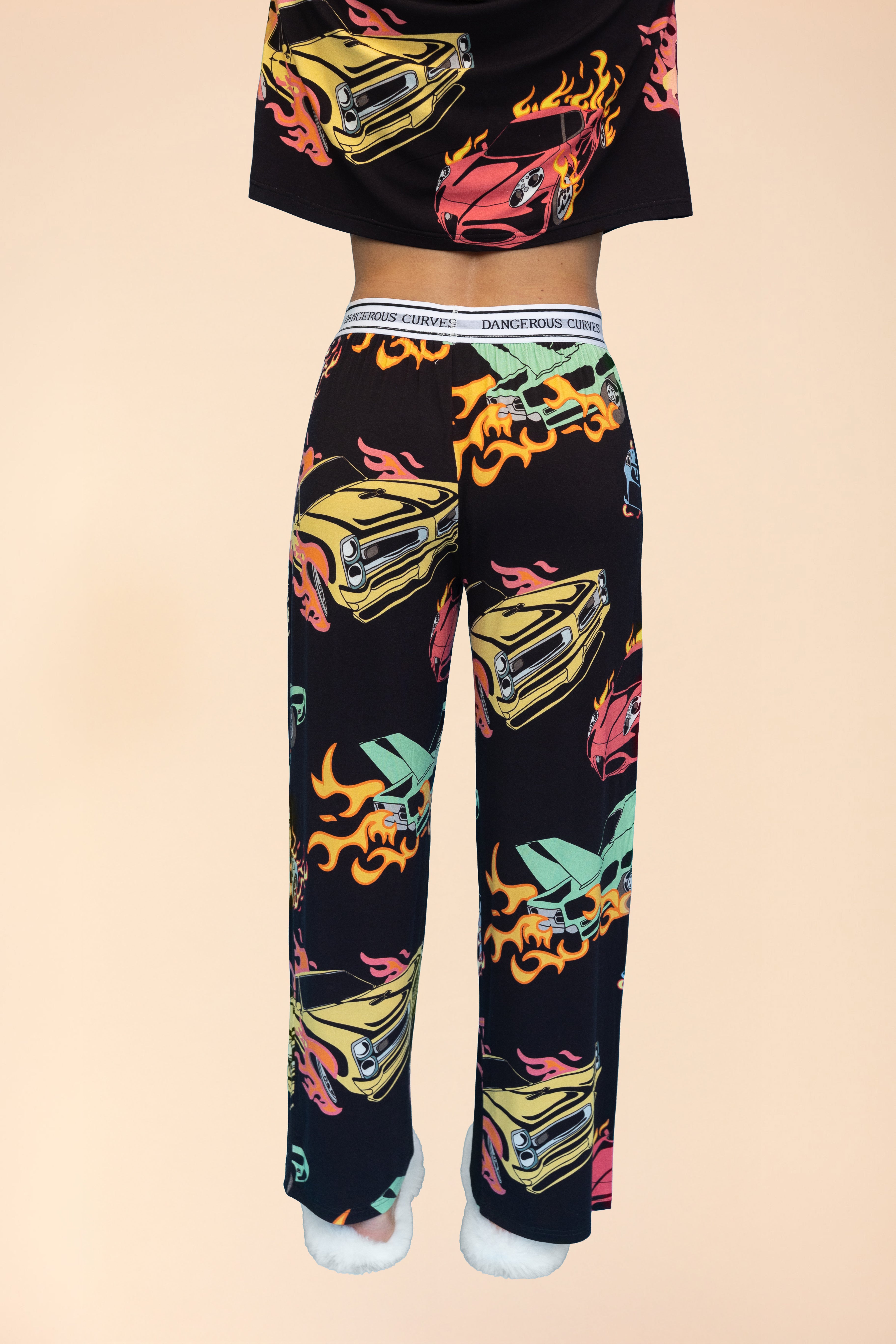 Pantalon Pyjama Évasé "DANGEROUS CURVES"